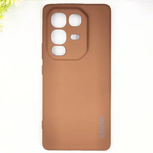 [PO23BINOT50-9-13] Infinix Note 50 4G|Note 50 Pro 4G Eouro Official Soft Silky Back Case (Brown)