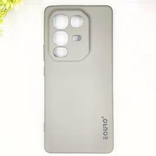 [PO23BINOT50-9-35] Infinix Note 50 4G|Note 50 Pro 4G Eouro Official Soft Silky Back Case (Titanium)