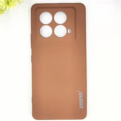 [PO23BINOT40-9-13] Infinix Note 40 Eouro Official Soft Silky Back Case (Brown)