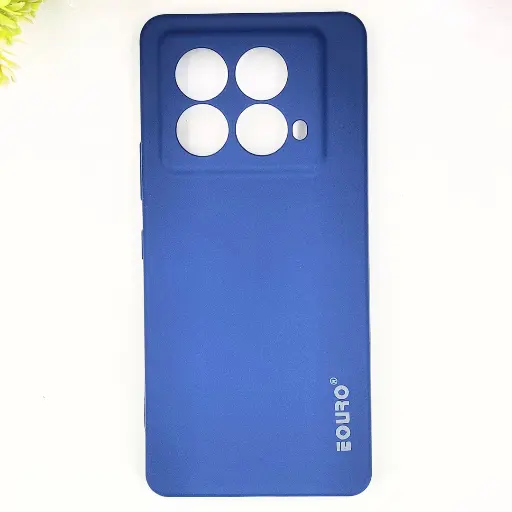[PO23BINOT40-9-17] Infinix Note 40 Eouro Official Soft Silky Back Case (Navy Blue)