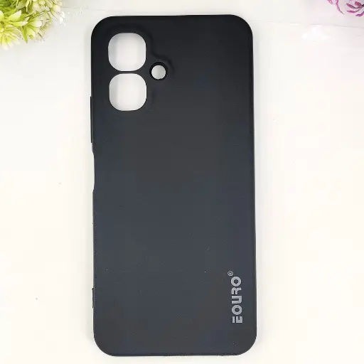 [PO23BISMRT10-9-2] InfiniX Smart 10|POP 10|Spark GO 2 Eouro Official Soft Silky Back Case (Black)