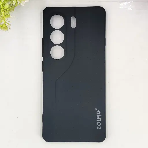 [PO23BTCMN40PR-9-2] Tecno Camon 40 Pro 4G Eouro Official Soft Silky Back Case (Black)
