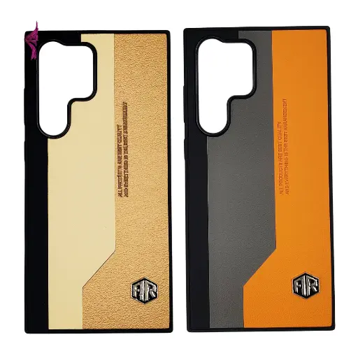 [PO33BSS25U-3] Samsung Galaxy S25 Ultra F1R Logo Dubble Tune Luxury Leather Feel Mobile Back Case   