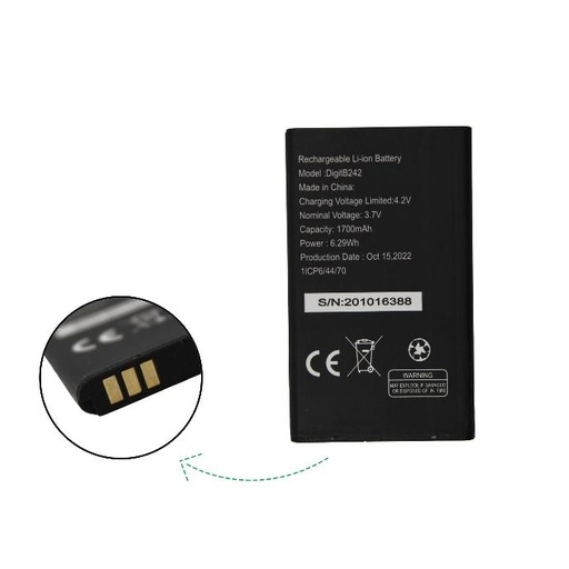 [BT DiGiTB242-5] Jazz Digit 242 Battery - BT DiGiTB242-5 Reliable Replacement Power