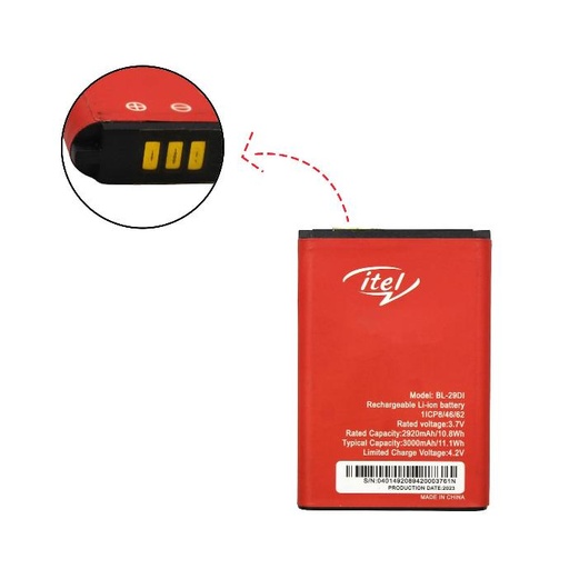 [BT ITEL29DI-4] Itel 29DI Battery Replacement - Reliable High-Capacity Power