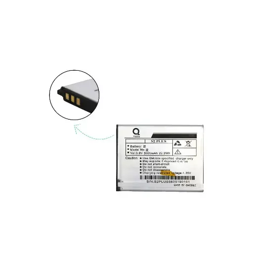 [BT QJ2-4] Q Mobile j2 Battery BT-QJ2-4 - Reliable 3000mAh Power Source