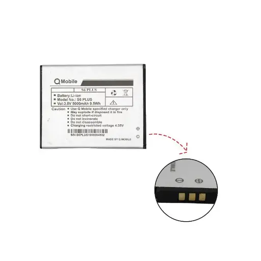 [BT QS6-4] Q Mobile S6 Battery BT-QS6-4 - Reliable 3000mAh Power Source