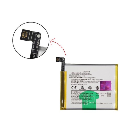 [BT S1PRO-4] Vivo S1 Pro Battery - 4500mAh Li-ion Replacement | Mobile Accessories