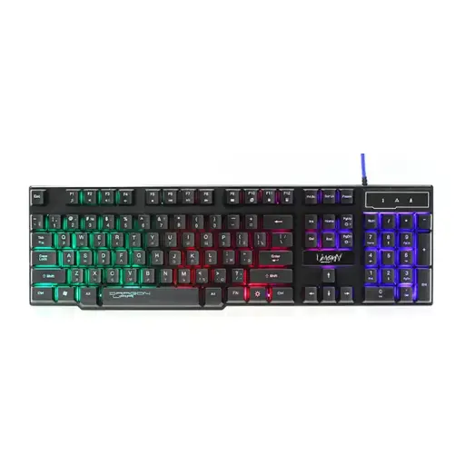 [CPU KEBORD-11] Umicorn RGB Wired Gaming Keyboard Dragon War Design 