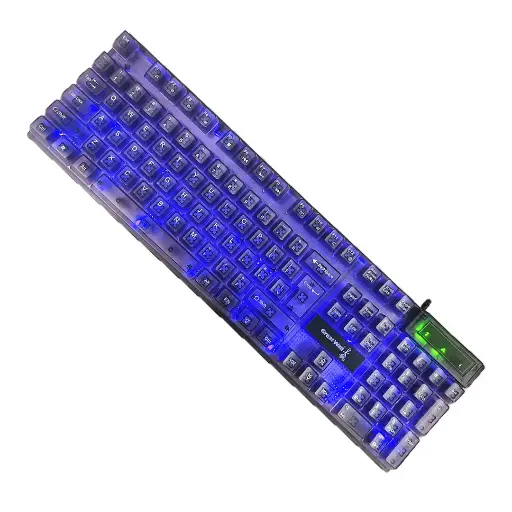 [CPU KEBORD-20] Great Wall K-18 Transparent RGB Wired Gaming Keyboard 